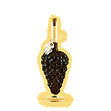 Бутылка виноградная гроздь